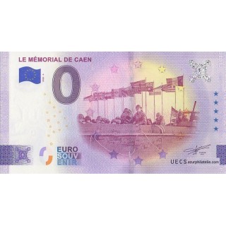 Billet souvenir touristique - 2025-6 - Le mémorial de Caen - Bateau de débarquement - (Calvados)