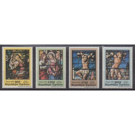 Togo - 1984 - No PA498/PA501 - Pâques