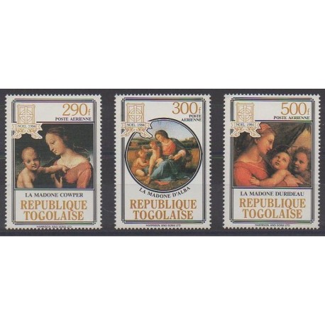 Togo - 1984 - No PA512/PA514 - Noël - Peinture