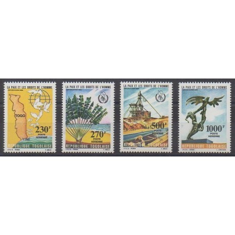 Togo - 1985 - No PA534/PA537 - Droits de l'Homme