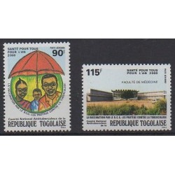 Togo - 1987 - No PA645/PA646 - Santé ou Croix-Rouge