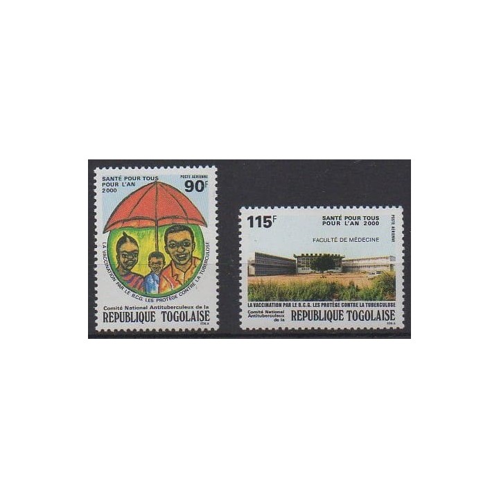 Acheter ces timbres du Togo de l'année 1987 (No PA645/PA646).