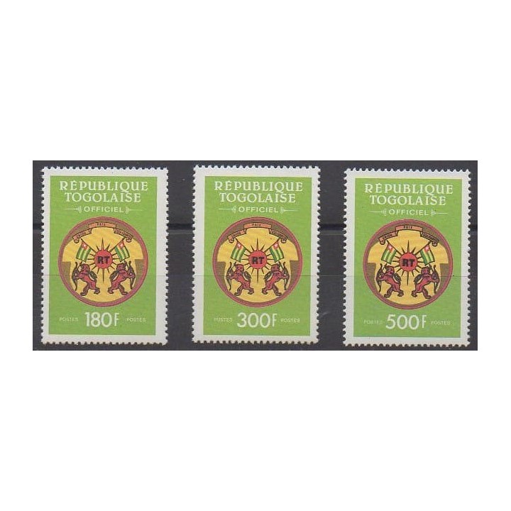 Buy this set of stamps of Togo of the year 1992 (Nb S7/S9).