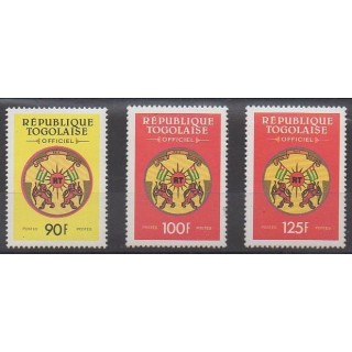 Buy this set of stamps of Togo of the year 1992 (Nb S4/S6).