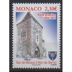 Monaco - 2025 - No 3507 - Monuments - Royauté - Principauté