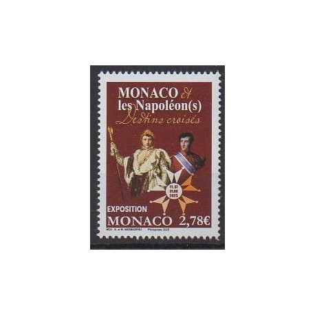 Monaco - 2025 - Nb 3502 - Exhibition - Napoleon