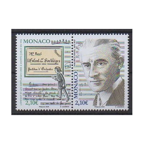 Monaco - 2025 - No 3490/3491 - Musique