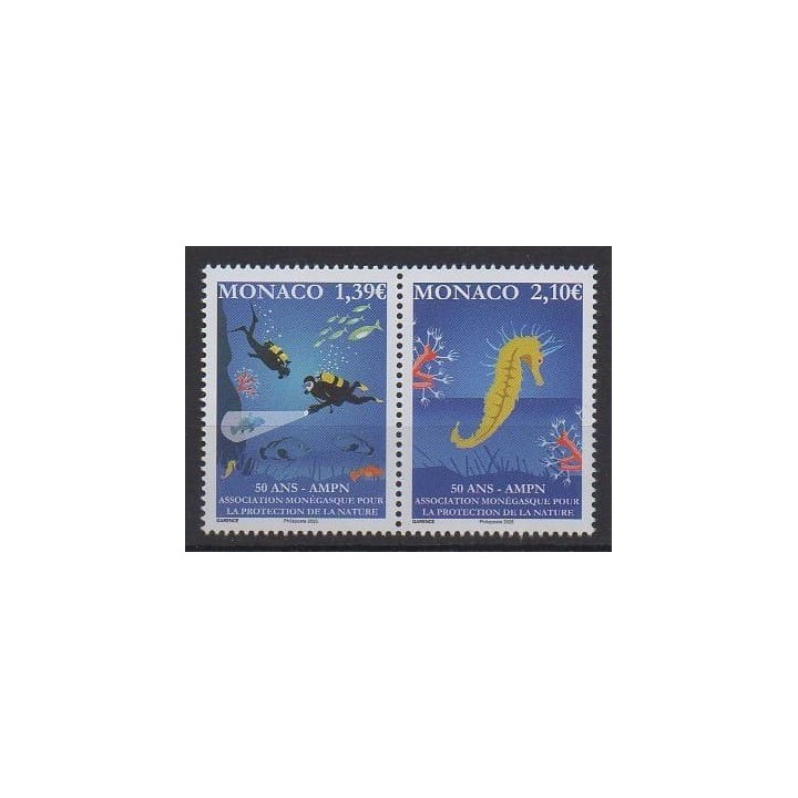 Acheter cette série de timbres de Monaco de l'année 2025 (No 3488/3489).