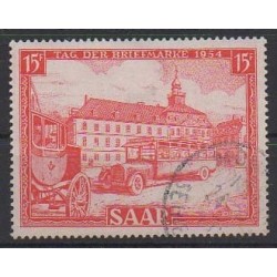 Sarre - 1954 - No 329 - Transports - Oblitéré