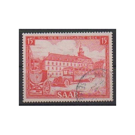 Sarre - 1954 - No 329 - Transports - Oblitéré