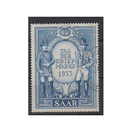 Sarre - 1953 - No 321 - Philatélie - Oblitéré