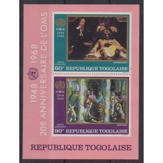 Acheter ce bloc-feuillet du Togo de l'année 1968 (No BF31).