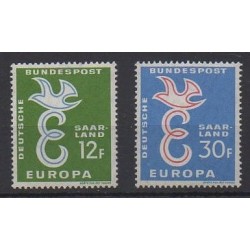 Saar - 1958 - Nb 421/422 - Europa
