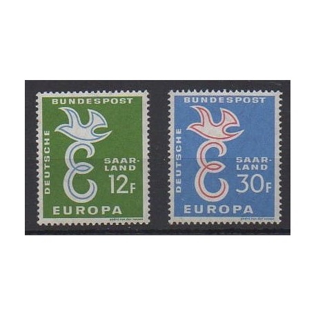 Saar - 1958 - Nb 421/422 - Europa