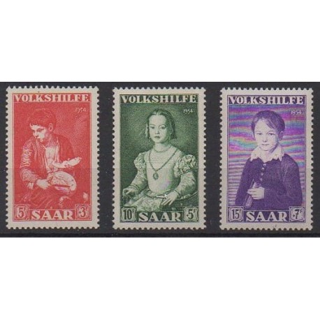 The Saar - 1954 - Nb 334/336