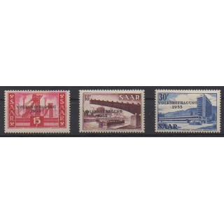 Acheter cette série de timbres de Sarre de l'année 1955 (No 344/346).