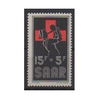 Acheter ce timbre de Sarre de l'année 1955 (No 343).
