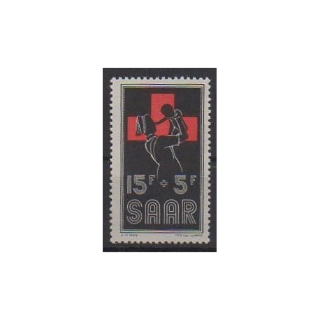 The Saar - 1955 - Nb 343 - Health or Red cross