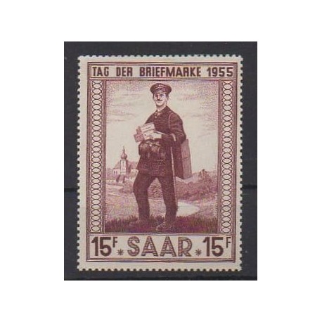The Saar - 1955 - Nb 342 - Postal Service