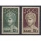 The Saar - 1956 - Nb 353/354 - Summer Olympics