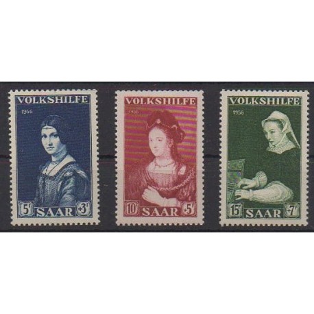 The Saar - 1956 - Nb 358/360 - Celebrities