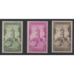 The Saar - 1956 - Nb 355/357 - Monuments
