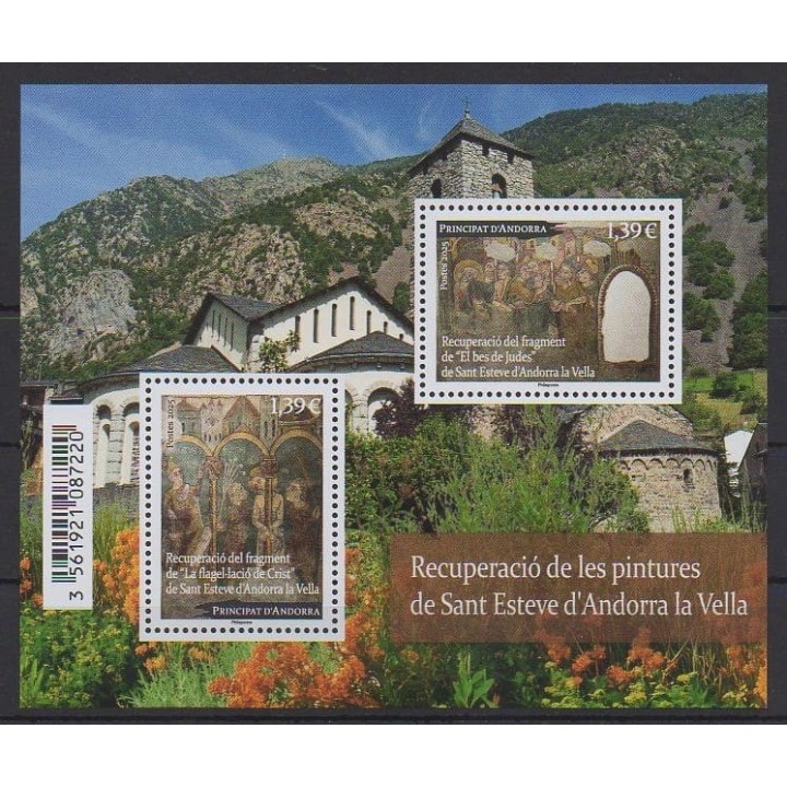 Acheter ce timbre d'Andorre français de l'année 2025 (Sant Esteve d'Andorra).