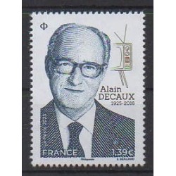 France - Poste - 2025 - Alain Decaux - Littérature