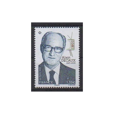 France - Poste - 2025 - Alain Decaux - Littérature