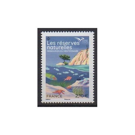 France - Poste - 2025 - Les réserves naturelles - Environment