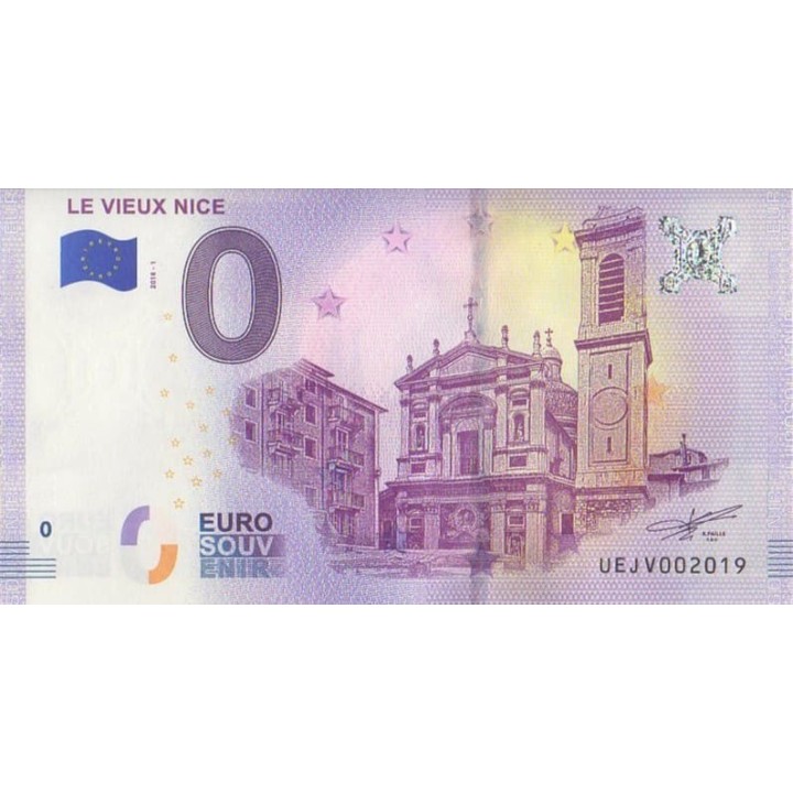 Billet souvenir touristique - 2018-1 - Le Vieux Nice - (Alpes-Maritimes)