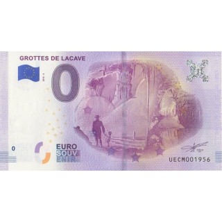 Euro banknote memory - 2018 - Grottes de Lacave - (Lot)