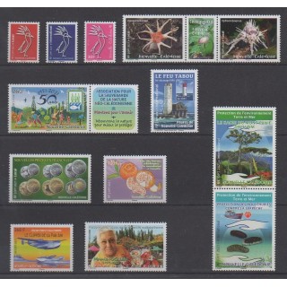Buy the stamps of New Caledonia of the year 2021 (Nb 1403/1414 sauf t. personnalisés).