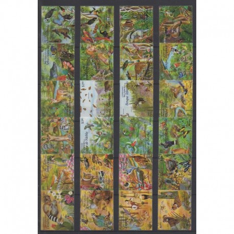 Mexico - 1996 - Nb 1671/1694 - Endangered species - WWF - Animals