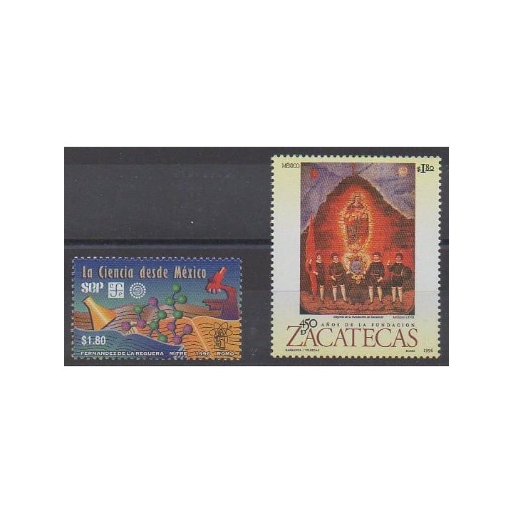 Buy this set of stamps of Mexico of the year 1996 (Nb 1695/1696).