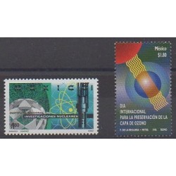 Mexique - 1996 - No 1721/1722 - Sciences et Techniques - Environnement
