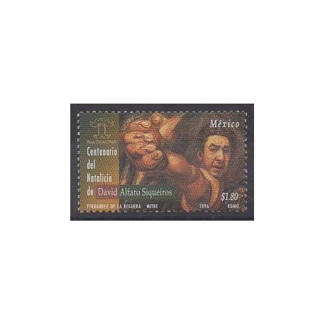 Mexique - 1996 - No 1716 - Peinture