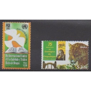 Acheter cette série de timbres du Mexique de l'année 1998 (No 1794/1795).