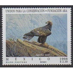 Mexique - 1998 - No 1839 - Espèces menacées - WWF - Oiseaux