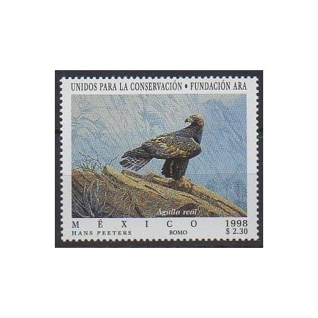 Mexique - 1998 - No 1839 - Espèces menacées - WWF - Oiseaux