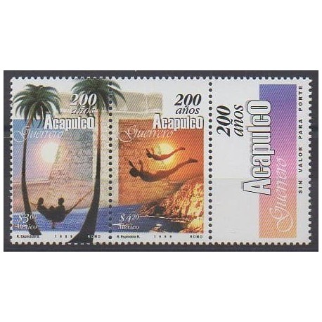 Mexique - 1999 - No 1859/1860 - Tourisme