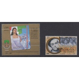 Buy this set of stamps of Mexico of the year 1999 (Nb 1863/1864).