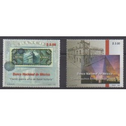 Mexico - 1999 - Nb 1869/1870 - Coins, Banknotes Or Medals