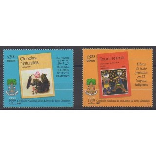 Acheter cette série de timbres du Mexique de l'année 1999 (No 1895/1896).
