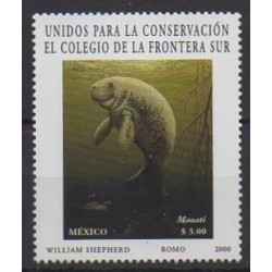 Mexico - 2000 - Nb 1949 - Endangered species - WWF - Mamals