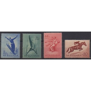 Acheter cette série de timbres de Bulgarie de l'année 1954 (No 799/802). - Neuf avec charnière