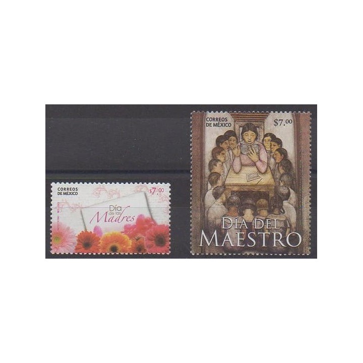 Acheter cette série de timbres du Mexique de l'année 2010 (No 2510/2511).