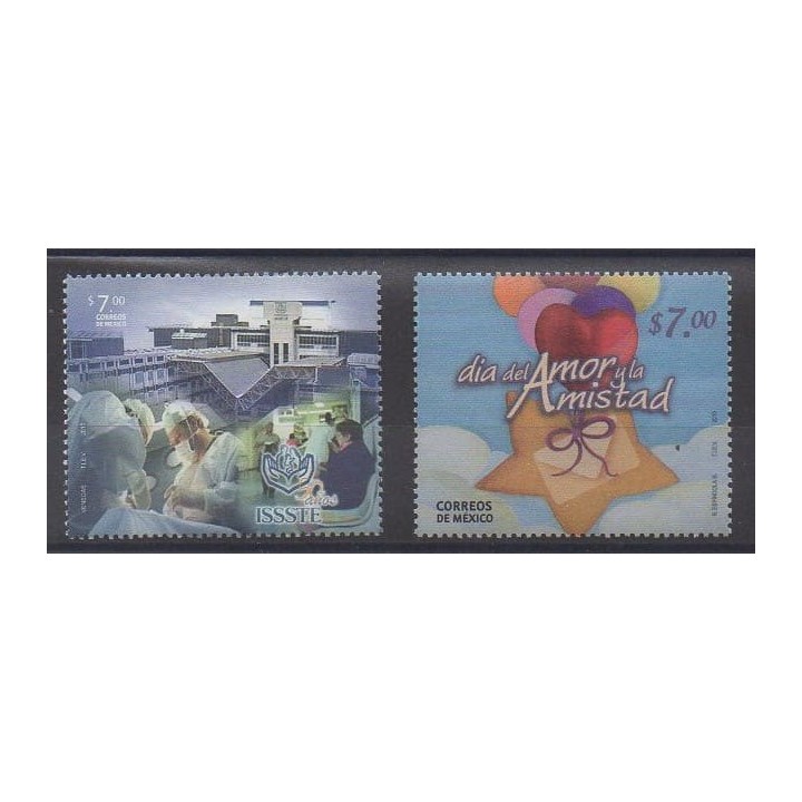 Buy this set of stamps of Mexico of the year 2010 (Nb 2505/2506).
