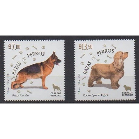 Mexique - 2011 - No 2646/2647 - Chiens