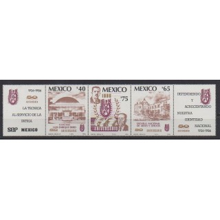 Acheter cette série de timbres du Mexique de l'année 1986 (No 1144/1146).